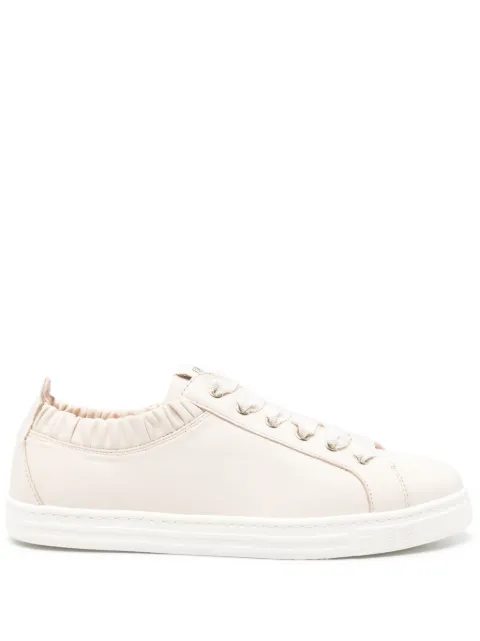 AGL leather sneakers Neutrals D936001PGKT018GESSO
