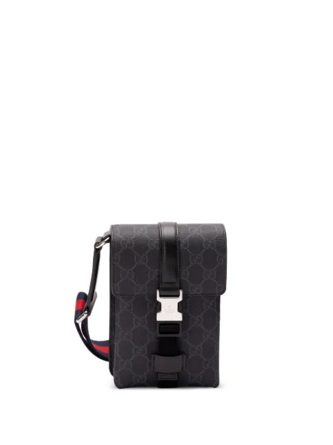 Gucci super mini GG messenger bag Black 816954FAD8C
