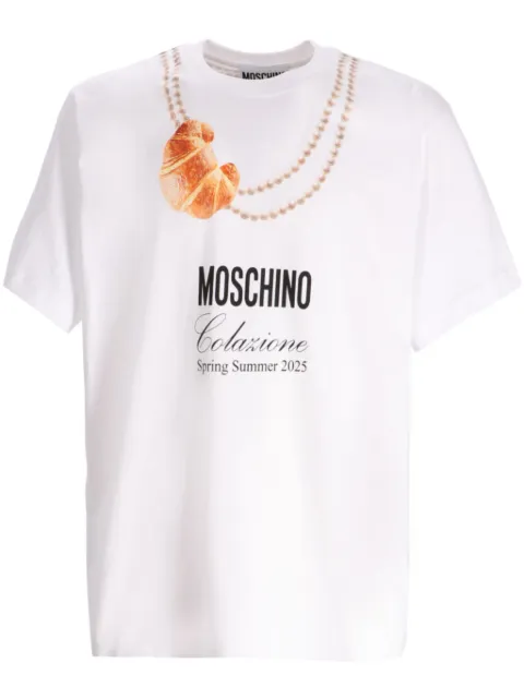 Moschino printed T-shirt White 251ZZ07070241