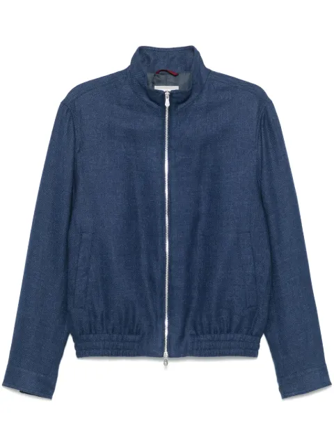 Brunello Cucinelli twill jacket Blue MW4826509C802