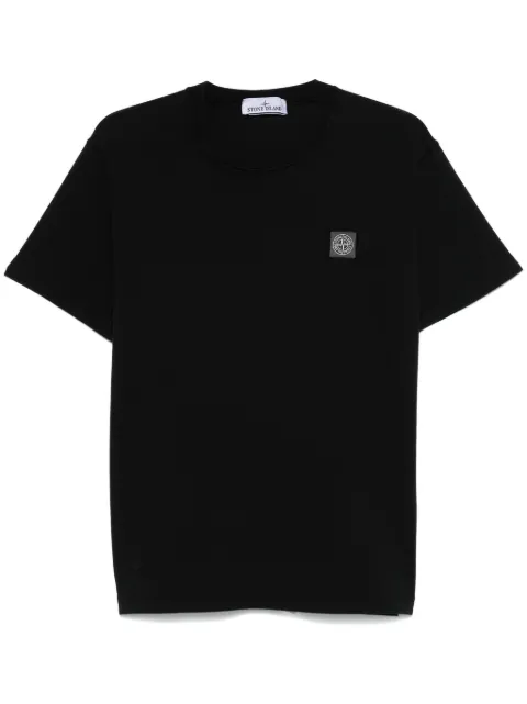 Stone Island Compass-motif T-shirt Black L2S152100026S0057