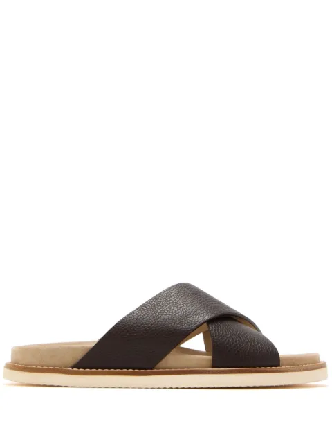 Brunello Cucinelli leather sandals Brown MZUALCY327CGZ04