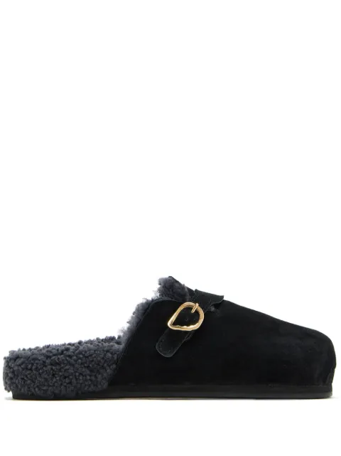 Ancient Greek Sandals Vasilitsa slippers Black VASILITSA