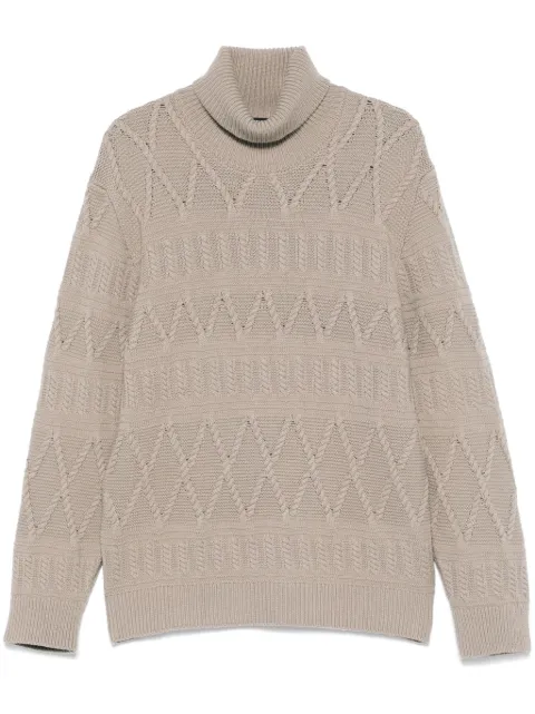 Zegna wool sweater Brown UEM33A8ECT120