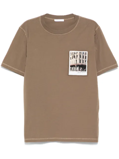 Helmut Lang Postcard T-shirt Brown O10HM515