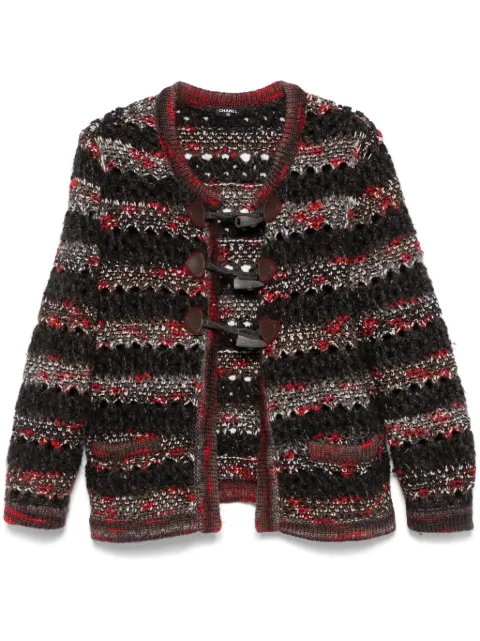 CHANEL Pre-Owned 2010s striped jacket Red CH2800BM