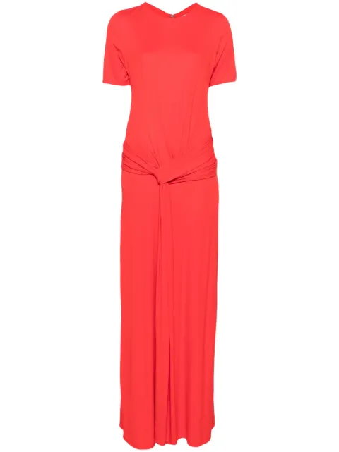SIMKHAI draped maxi dress Red 1251138J