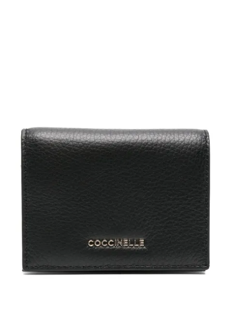Coccinelle small Metallic Soft wallet Black E2MW5172101