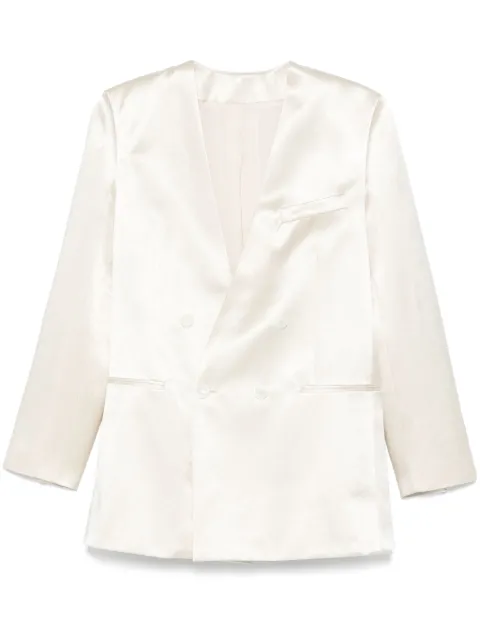 Philosophy Di Lorenzo Serafini satined blazer White V05050723