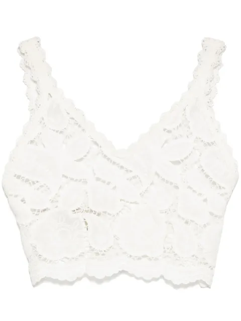 Bambah Chloe crochet bralet White BMRE2506