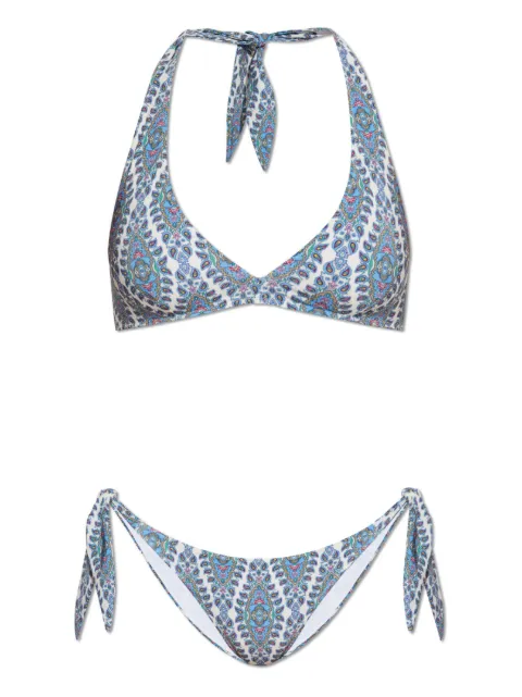 ETRO paisley-print bikini Blue WRPB0007AK723