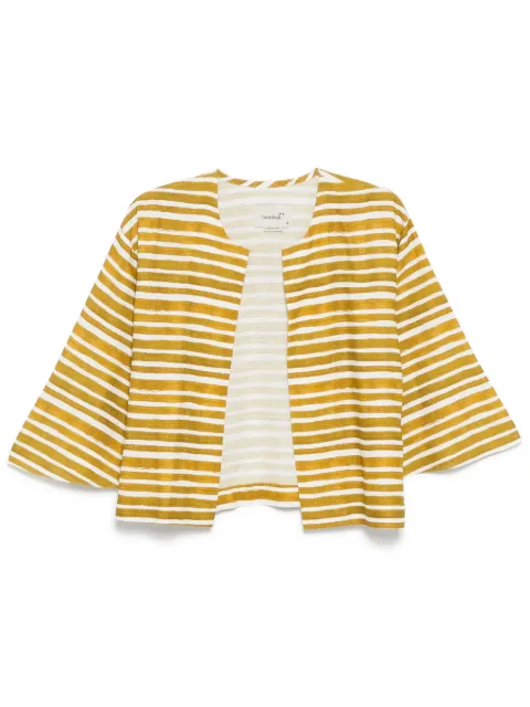 Bambah striped bolero jacket Yellow BMRE2512