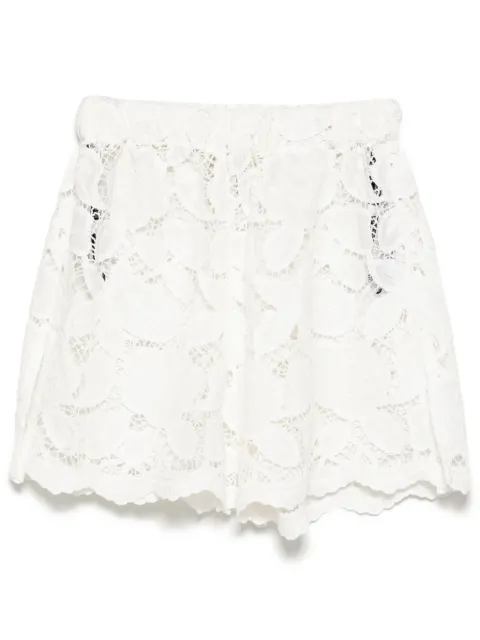Bambah Chloe crochet shorts White BMRE2508