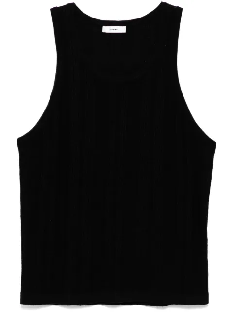 COMMAS Linen Cotton Tank Black PF24T002000