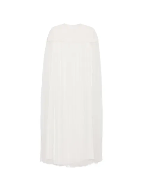 SHATHA ESSA high-neck maxi dress White RD2502