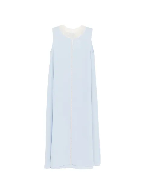 SHATHA ESSA bead-embellished maxi dress Blue RD2538