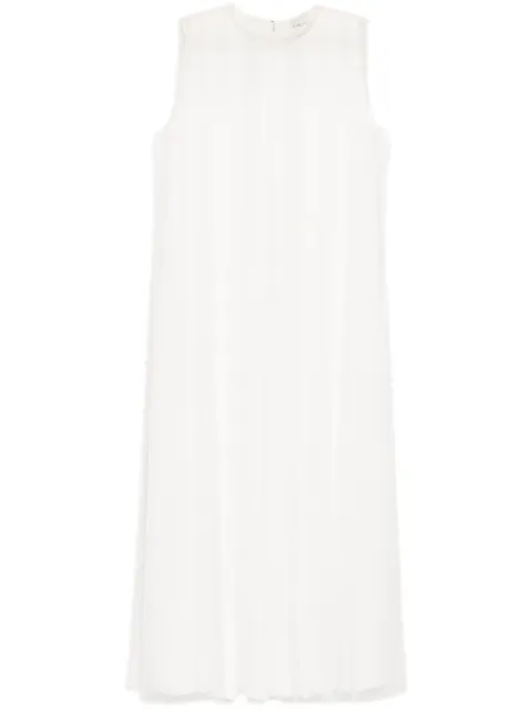 SHATHA ESSA front slit dress White RD2504