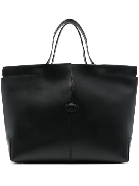 Tod's medium leather tote bag Black XBWDBMA0300ROR