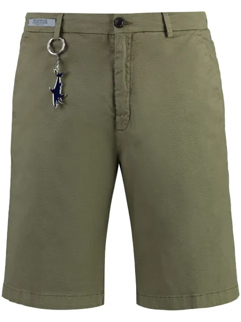 Paul & Shark logo-appliqué Bermuda shorts Green 24414023
