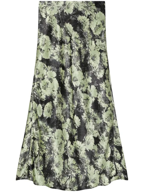 Tory Burch printed maxi skirt Green 165457