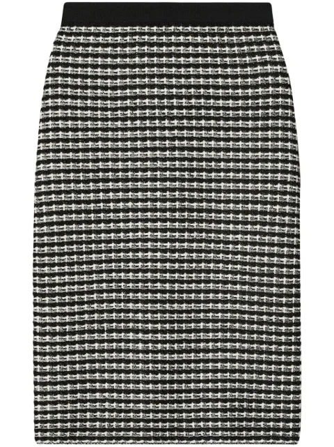 Tory Burch jacquard skirt Black 162748