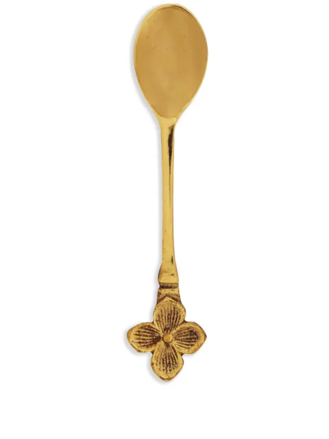 Bitossi Home floral coffee spoons (set of 4) Gold LTS02031