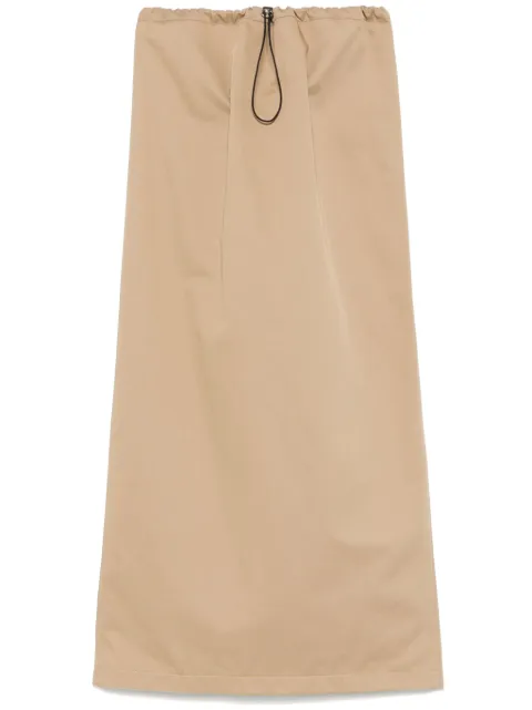 A.M.G. twill maxi skirt Neutrals FWMXSBG