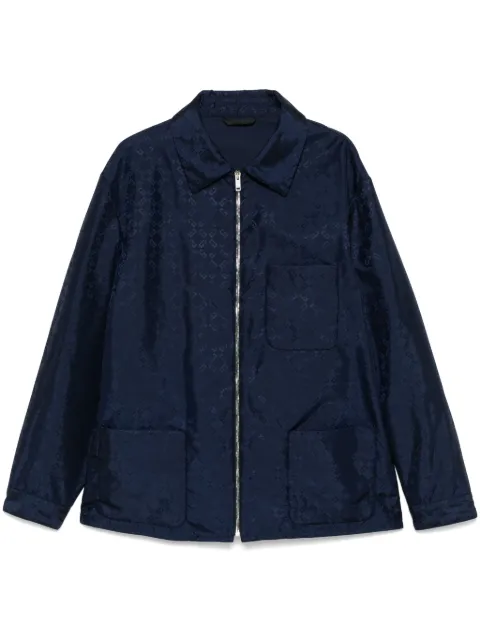 Givenchy monogram 72 jacquard overshirt Blue BM30HD15U9