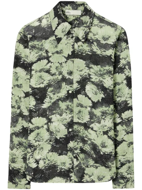 Tory Burch printed shirt Green 163648