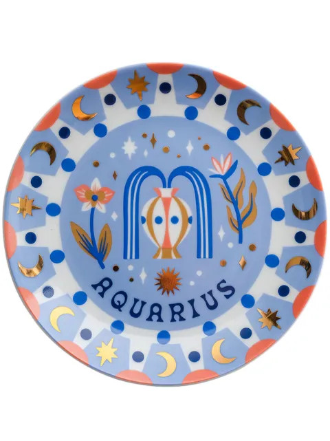 Bitossi Home Aquarius plate (16.5cm) Blue AST00003
