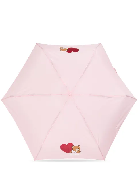 Moschino Teddy Bear-print umbrella Pink 8188SUPERMININ