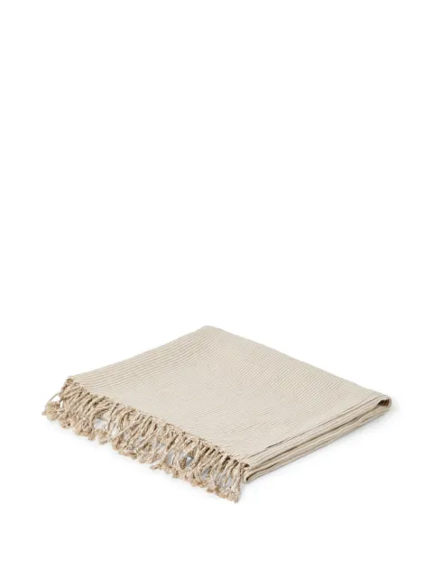 Brunello Cucinelli Lightweight throw Neutrals MLPLEARG01C0033