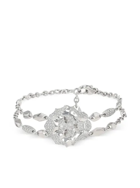 CHANEL Pre-Owned 18K white gold Sous le Signe du Lion diamond bracelet Silver 413631