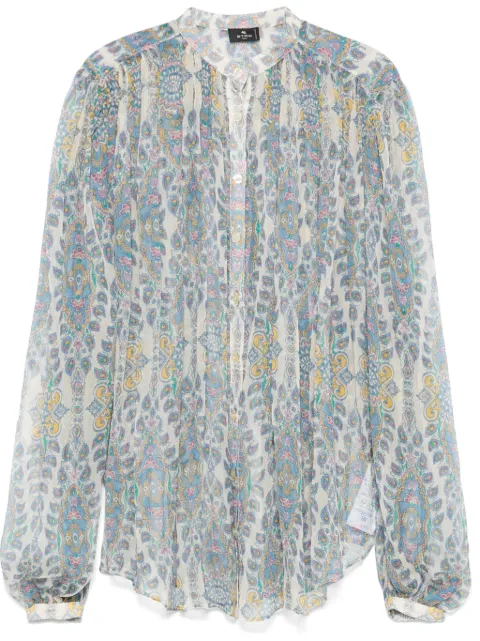 ETRO paisley blouse Grey WRIA004899SA1G2