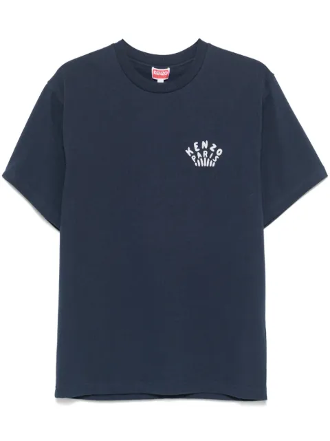 Kenzo logo-print T-shirt Blue FF55TS4954SI