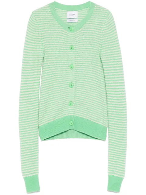 Barrie Stripes cardigan Green C277216