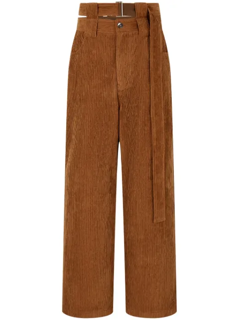 TOMBOY straight-leg corduroy trousers Brown 9154431887