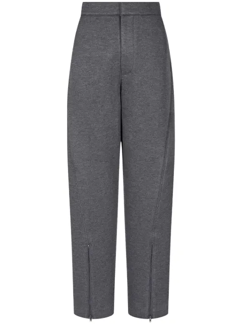 TOMBOY mid-rise tapered trousers Grey 9104431991