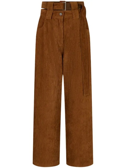 TOMBOY corduroy press-creased trousers Brown 9104431888