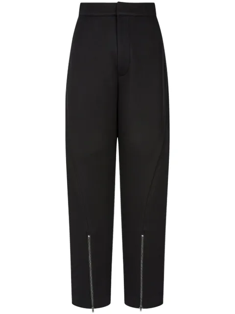 TOMBOY neoprene zip-fastening trousers Black 9104431991