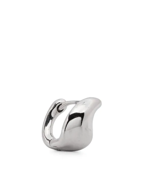 Maria Black Sagene Trail huggie earring Silver 101104AGLE