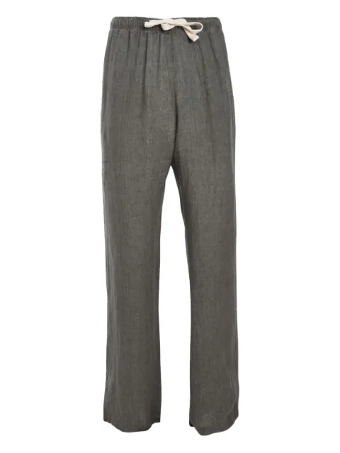 Palm Angels drawstring-waist trousers Green PMCA143S25FAB004