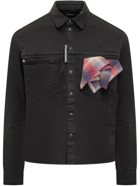 DSQUARED2 Carpenter shirt Black S74DM0921S39781