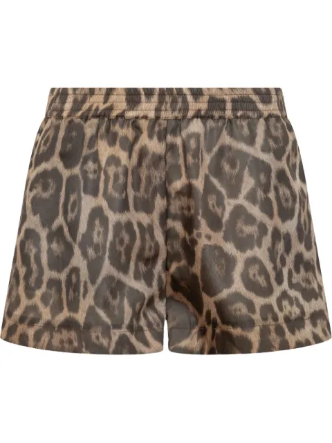 Stella McCartney leopard-print shorts Neutrals 6402433FS302