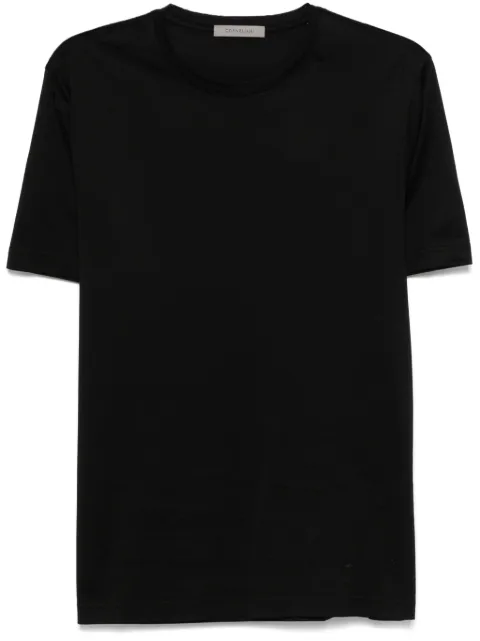 Corneliani embroidered-logo T-shirt Black 252500025G500