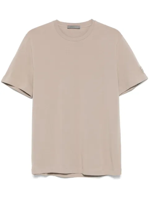 Corneliani embroidered-logo T-shirt Neutrals 252502825G586