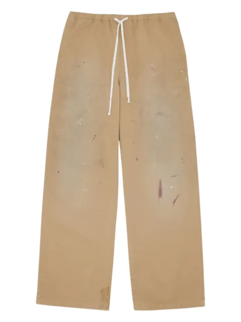 MM6 Maison Margiela drawstring trousers Neutrals SH2KA0030M35435