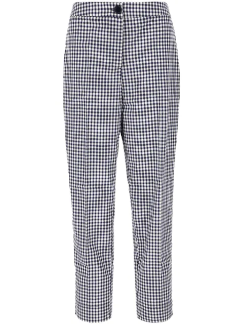 MY DREAM checked trousers Black 1C