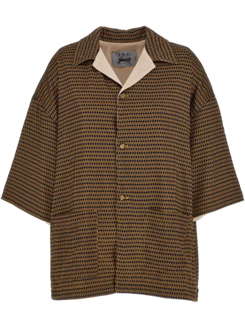 INDACUM reversible shirt Brown IND90MHANAUMA