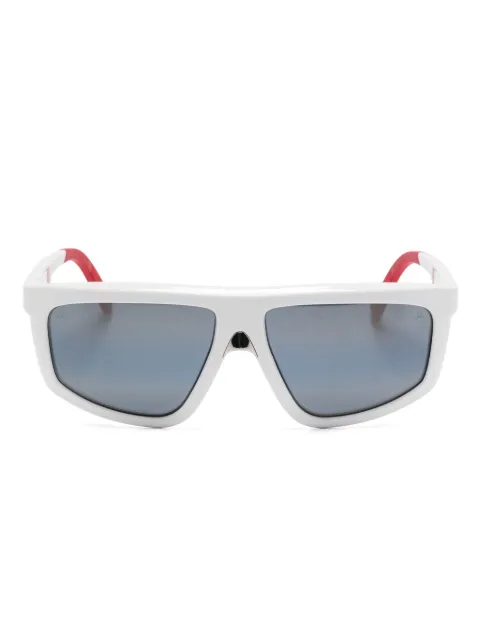Vuarnet oversize-frame sunglasses White VU40039U